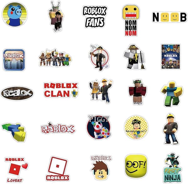 Videopeli Roblox -tarrat | 50 kpl vinyylitarroja Roblox