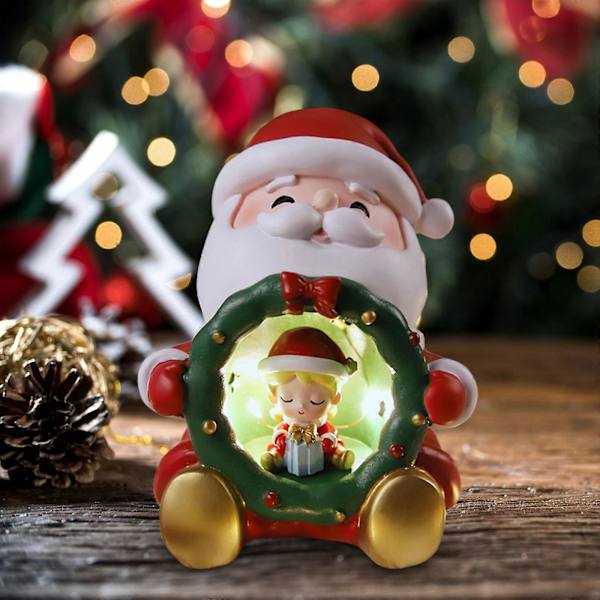 Julstjärnelampor för sovrummet - Originell liten lampa för barn, dekorationer till rummet, pargåvor till jul