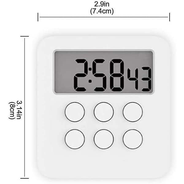 Kjøkken Timer Magnetisk Digital Timer Og Stoppklokke Kjøkken Alarm Timer