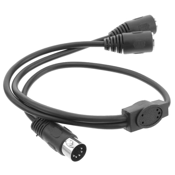 MIDI Splitterkabel, högpresterande Y-adapter för elektroniska instrument