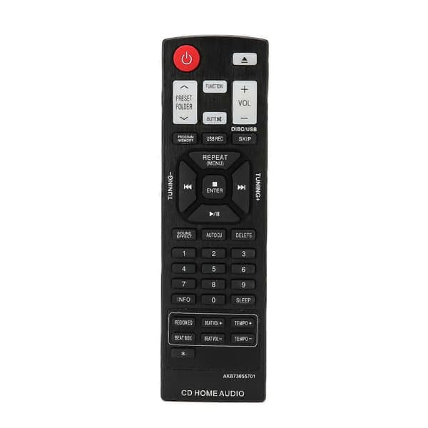 Erstatningsfjernkontroll Ingen programmering nødvendig Erstatt fjernkontroll for LG Mini HiFi System Hjemmelyd