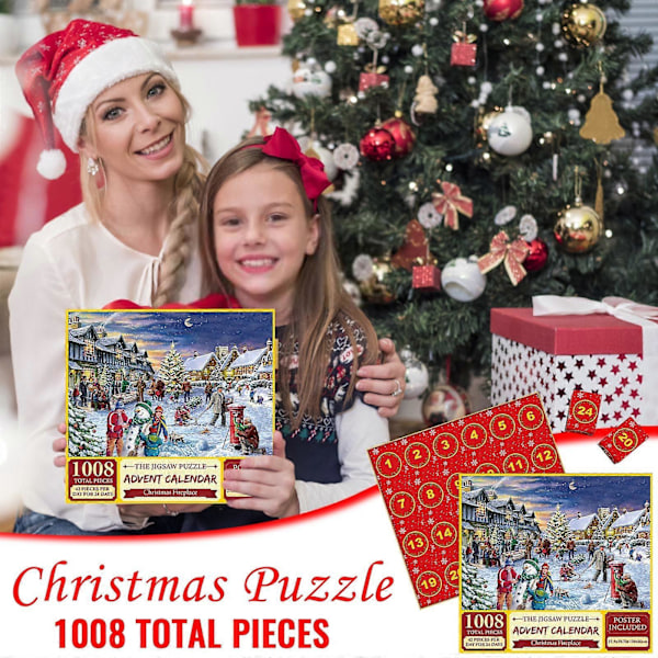 Julkalender Pussel 1008 bitar