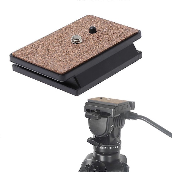 Tripod Snabbkopplingsplatta Skruvadapterfäste Huvud För YUNTENG 288 DSLR-kamera
