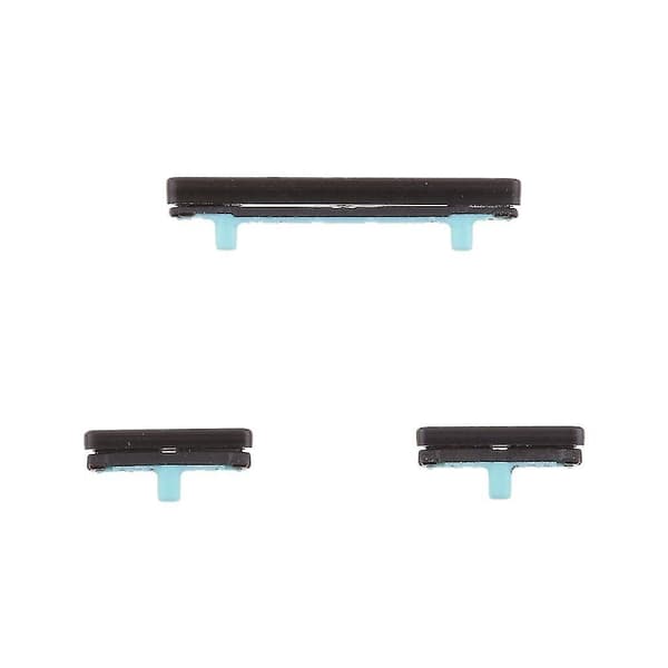 Til Samsung S8/s8+, Tænd/Sluk + Lydstyrkeknapper Udskiftning Sort