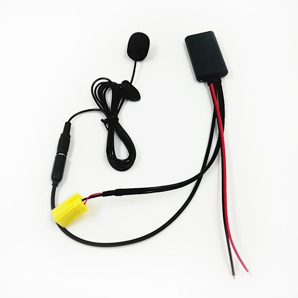 Bil Bluetooth 5.0 Aux-kabel Mikrofon Handsfree Mobiltelefon Gratis Samtalsadapter for Fiat Grande Punto Alfa 159