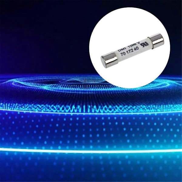 1000V 500MA 10st 6.3X32mm Multifunktionell Bekväm Portabel Praktisk Vit Keramisk Säkring för Mul