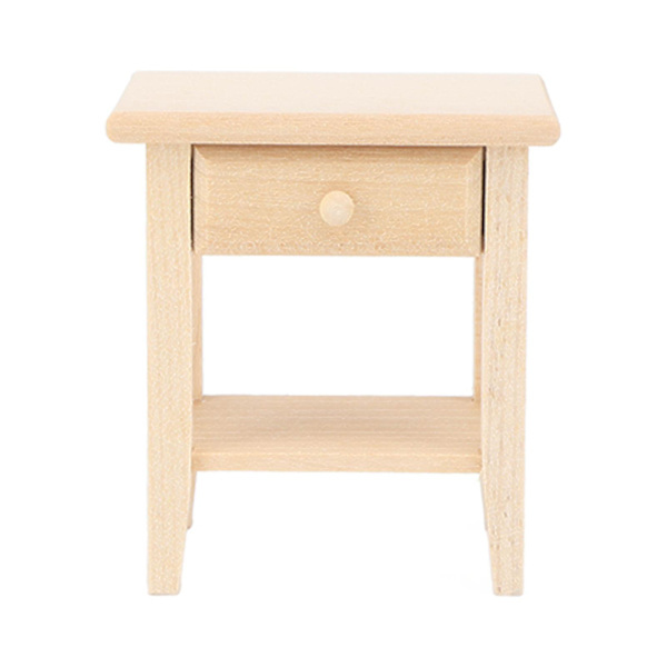 Træ Dukkehust Miniatyr 1:12 Skala Sideboard Skab Møbel Dekoration