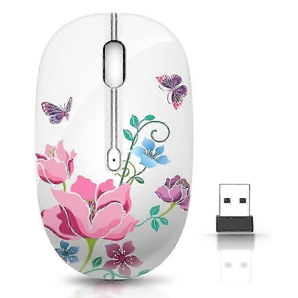 Trådløs Mus Bluetooth Dual-mode Til PC, Laptop, Notebook, Computer, Macbook, Mindre Støj