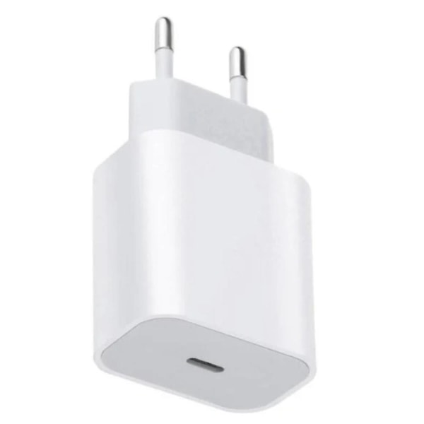 20W iPhone iPad Rask Lader Apple USB-C Strømadapter EU-plugg