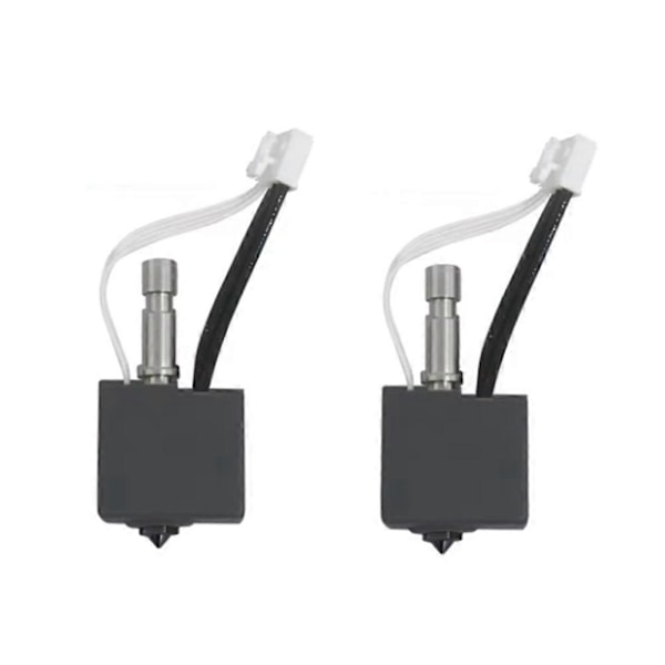 Hærdet stål 0,4 mm dyse Hotend Kit til Anycubic Kobra S1 2 stk