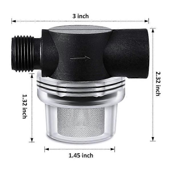 Vandpumpe Inline Filter/Filter 1/2\" til RV/RV/Marine Trailer
