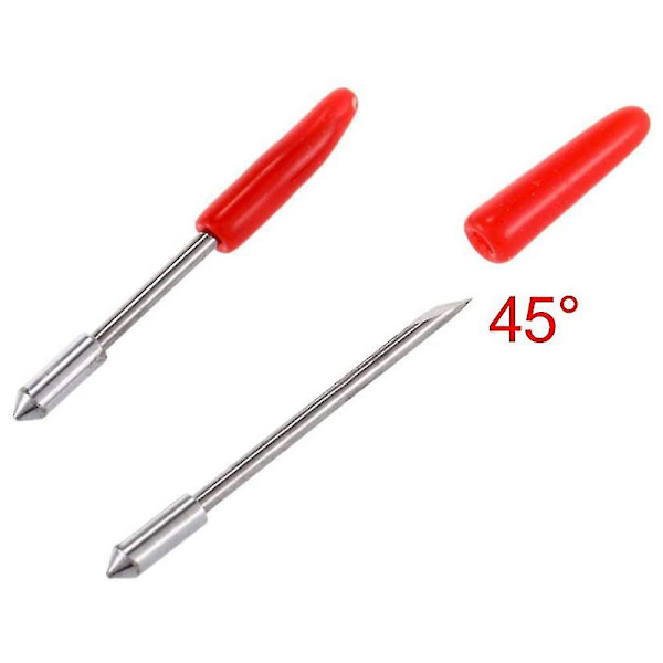 100 stk 45° Vinyl Pl-Blader Kompatibel med Graphtec Cb09u Cb09