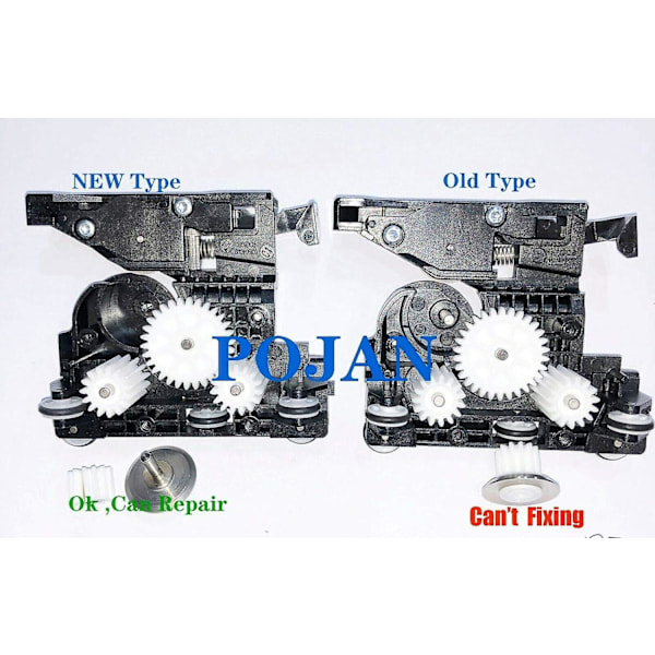 SQCLV 1x Kobbergir for CQ890-67091 Kuttermontering av Designjet T120 T520 T525 T730 T830