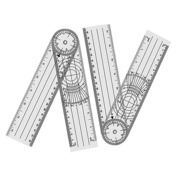 4 st Goniometer Fysioterapi Rotation Protractor Fysioterapi Pvc För Fysioterapi, Sport
