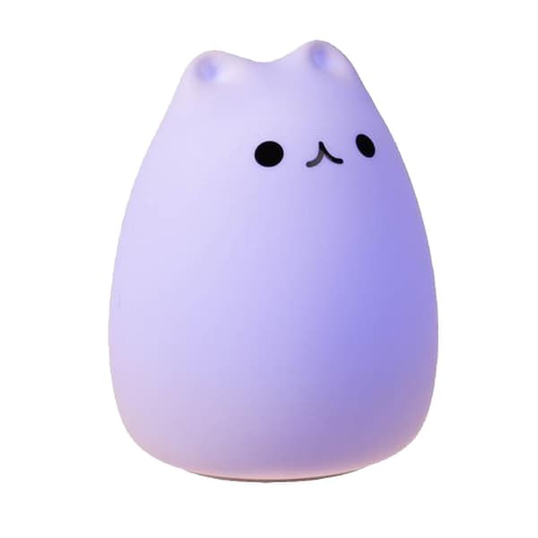 Kattlampe med flerfarget LED-belysning