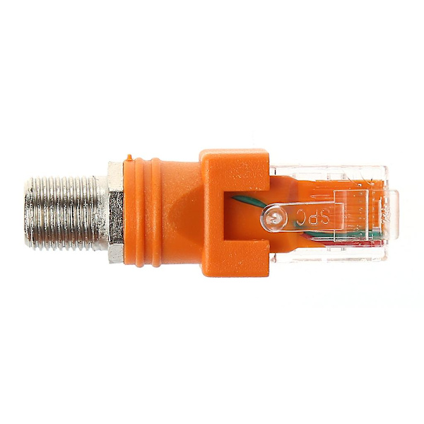F Hunn til RJ45 Hann Koaksial Tønnekobling Adapter RJ45 til RF Kontakt Koaks