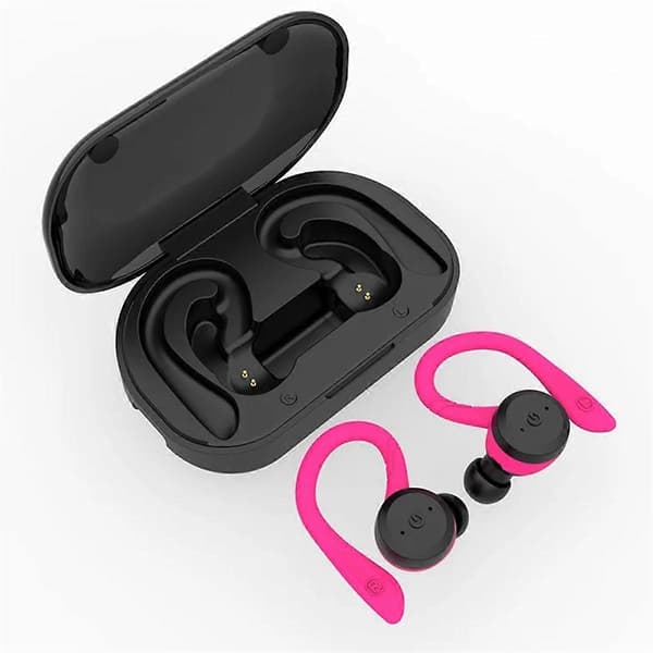 Långvarigt Vattentätt Bluetooth Headset för Simning, Dubbelanvändning Sport Trådlöst Headset, Stereo Brusreducering