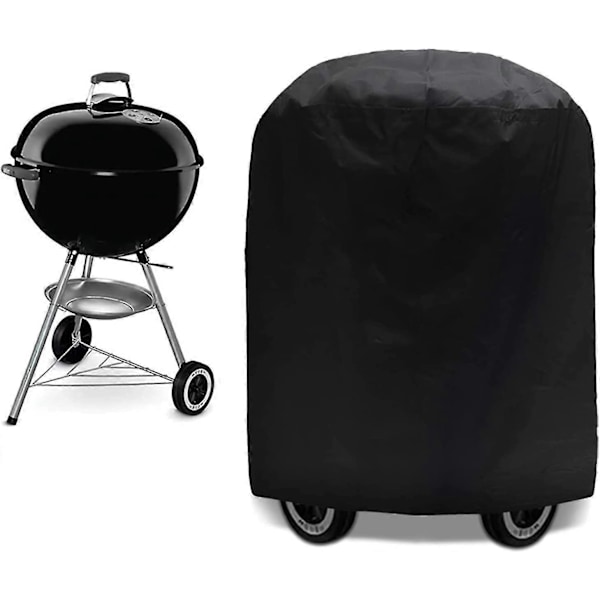 Grillöverdrag, Vattentätt Skyddsöverdrag för Gasgrill, 70 X 75 Cm, Svart