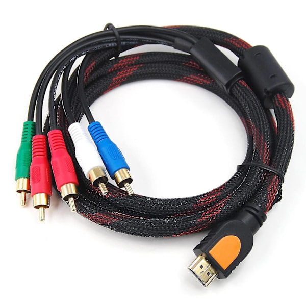 Digiflex Hdmi-hane till 5 Rca Rgb Audio Video Av-komponentkabel