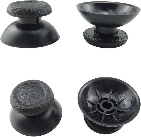 6 Par (12 stk) Udskiftnings-Joystick Thumb Stick Greb Kapsel Dæk til Playstation 4 PS4 Controller