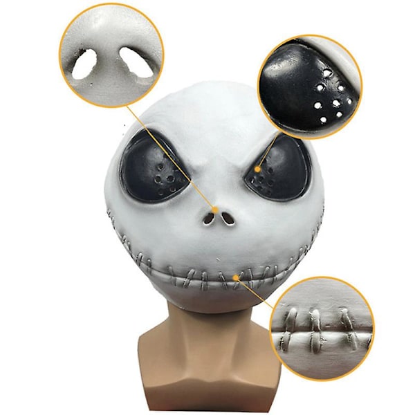 Alien Mask Extraterrestrial Biologisk Latex Full Head Realistiska Masker Maskeradkläder För Halloween Karneval Maskeradfest