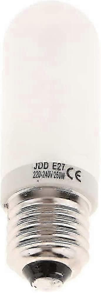 2 stk. 250W 220-240V E27 (standard Edison skrue) mat halogenpære