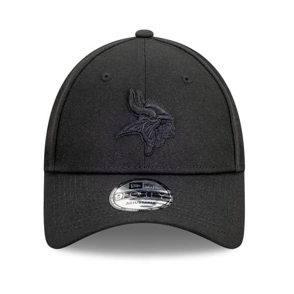 New Era 9Forty Snapback -lippis - TÄYSIN MUSTA Minnesota Vikings