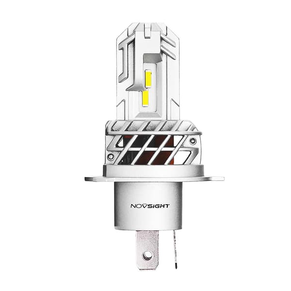 NOVSIGHT MC-strålkastare H4 LED 5000LM 6000K 25W Halvljus/Helljus