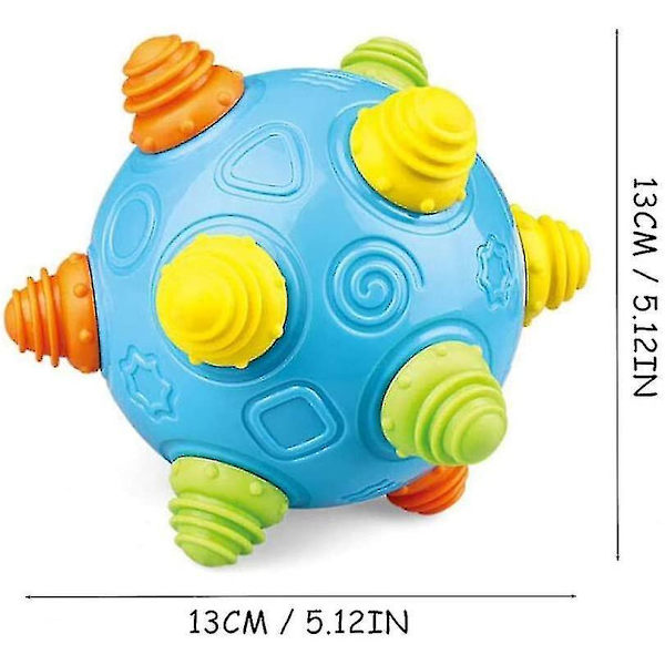 Baby Musik Skaka Dansande Boll Studsande Hoppande Sensorisk Utvecklingsleksak Aktivering Tidig 1st
