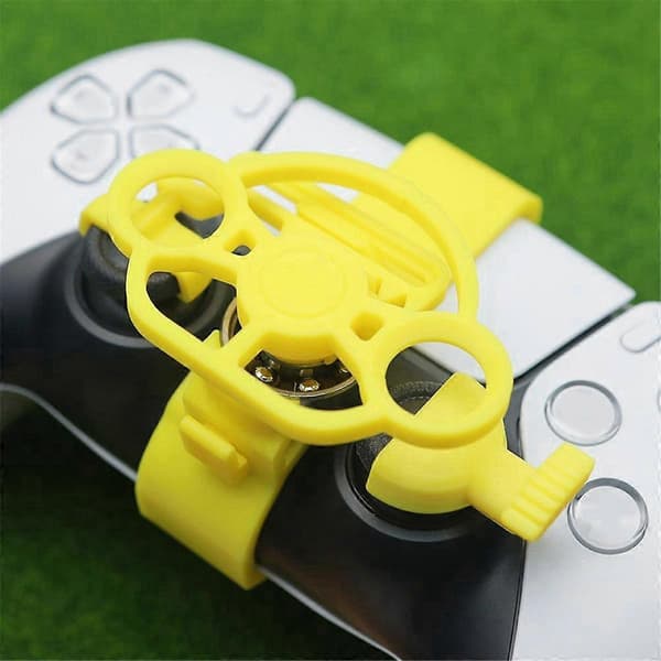 Mini Rattkontroller for PS5 Racingspill, (sølv)