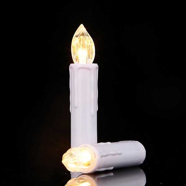 Enkel varm hvit LED-julelys (10 solgt)