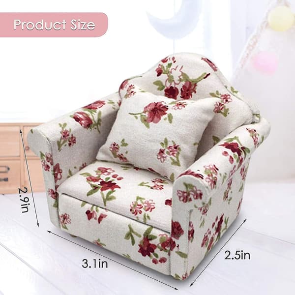 1:12 Dukkehuss Miniature Møbel Model Sofa