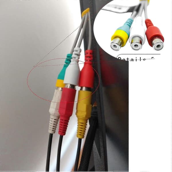 Video AV Component Adapter Kabel Erstatning For Samsung TV, 3 Rca