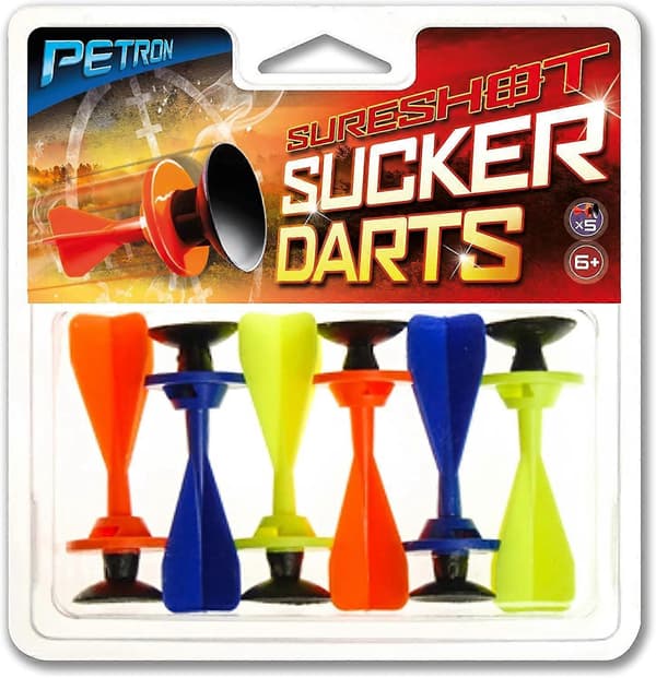 Petron Sureshot Extra Sugproppspilar 6-pack Blandade Barnleksaker