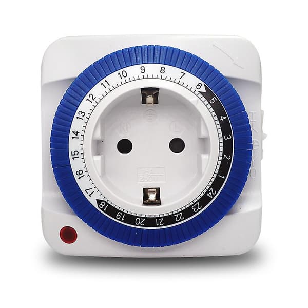 24-timers Elektrisk Uttak Mini Timer, Mekanisk Segment, For Å Spare Energi