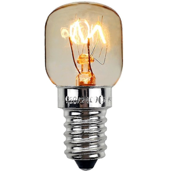 Premium-jääkaappi/pakastinlamput E14-kierteellä, 25W 240V volframi (2 kpl)