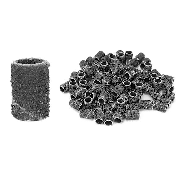 100 st Sandpappers för Naglar Manikyr Pedikyr Nagelfräsbits Tillbehör ToolsHQ11 80#
