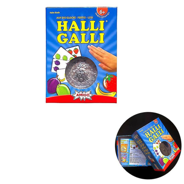 Fullständigt Engelska Halli Galli Brädspel Trading Skills Party Game
