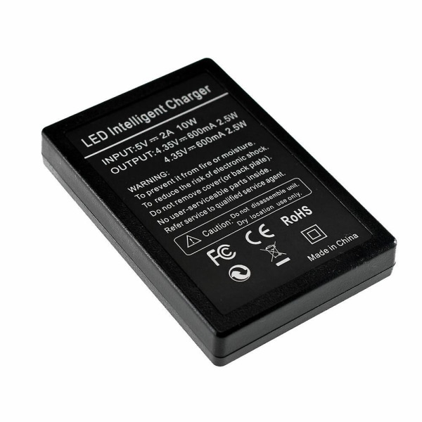 Batteri LED USB Dobbeltlader Kompatibel med Nikon EN-EL14 MH-24 & Nikon D5200 DSLR Kamera