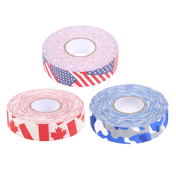 2,5 cm x 25 m Kirkas Teippi Jääkiekkomailan Kahvaan Jääkiekko Teippi Camo Camouflage Kuvioinen Liima Teippi