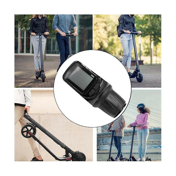 24V 36V 48V 60V S886 Ebike LCD Display Panel Justerbar med Drejegashåndtag til Elektrisk Scooter Cykel (5PIN)