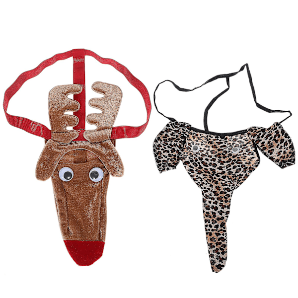 2 kpl Miesten Alushousut Miesten T-Back Thongit Miesten Valjaat Elefantti G String T-String Thong