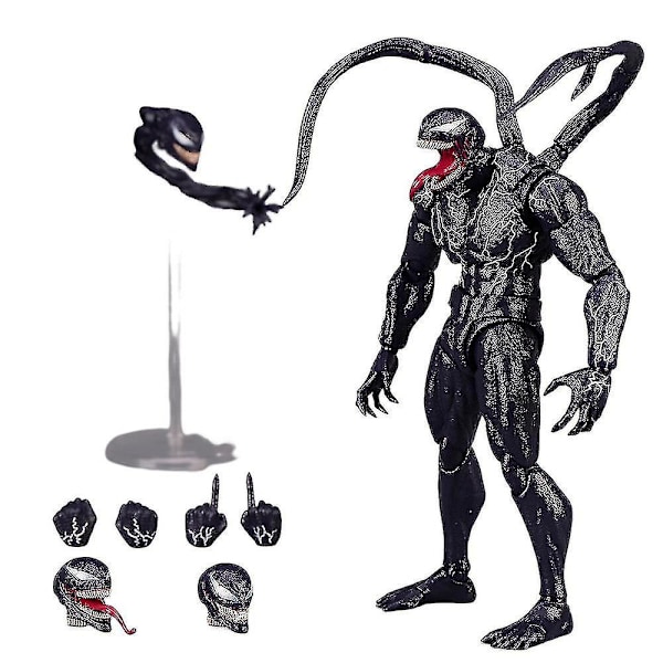 Jhju Legendary Series Venom 8 tuuman kokoinen keräilyhahmo Venom-lelu, Premium-suunnittelu Yalo
