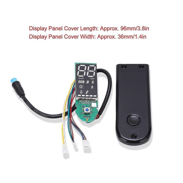 Ninebot MAX G30 El-Scooter Bluetooth Digital Display Instrumentpanel Frontpanel Montering