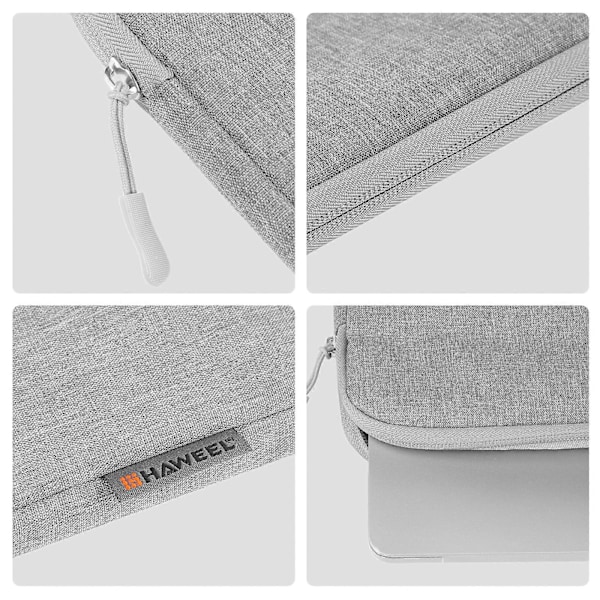 16 tommer Laptop Sleeve Taske Lynlås Dokumentmappe Taske