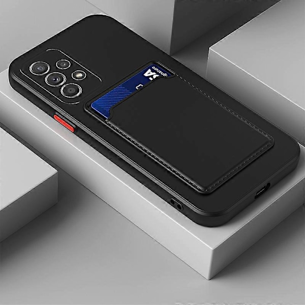 For Samsung Galaxy A53 5G Hudfølelse Kort Kontrastfarge Knapp TPU Telefondeksel