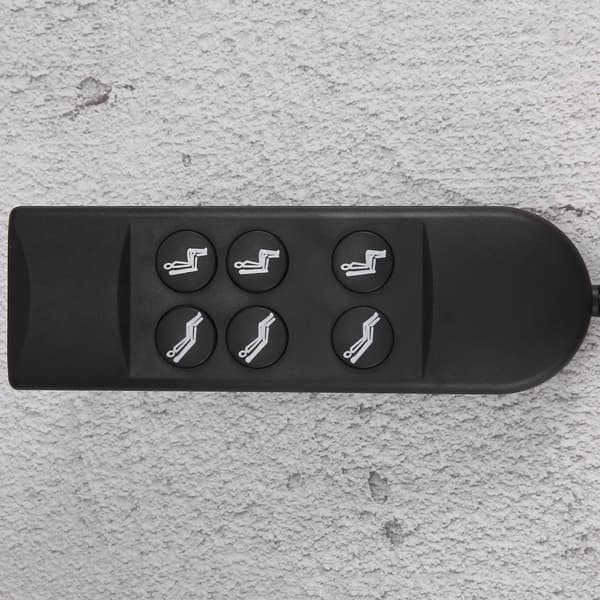 Elstol Reclinerdelar Strömstyrning Recliner Switch Recliner Motor Switch 6-knapps Handkontroll