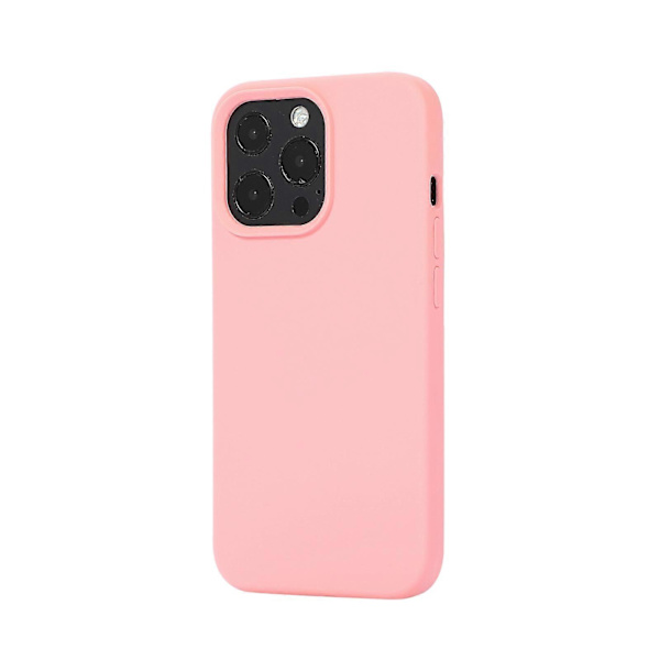 Flytande silikonfodral för iPhone 14 Pro (Vit)