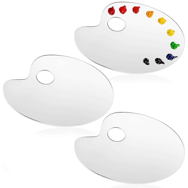 Master's Palette: Transparent Akrylblandningspalett, Konstruerad för Precision, Stärker Dina Konstnärliga Strävanden