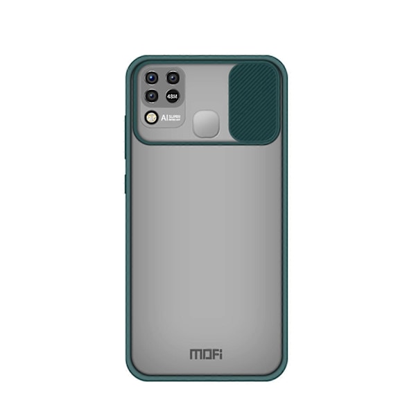 För Infinix HOT 10s / 10t / 10s NFC MOFI Xing Dun-serien Genomskinligt Frostat PC + TPU Sekretess Bländskydd Stöttåligt Allomfattande Skyddsfodral